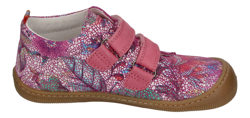 KOEL Barefoot Kinderschuhe DANNY FANTASY 07 fuchsia flowers-3