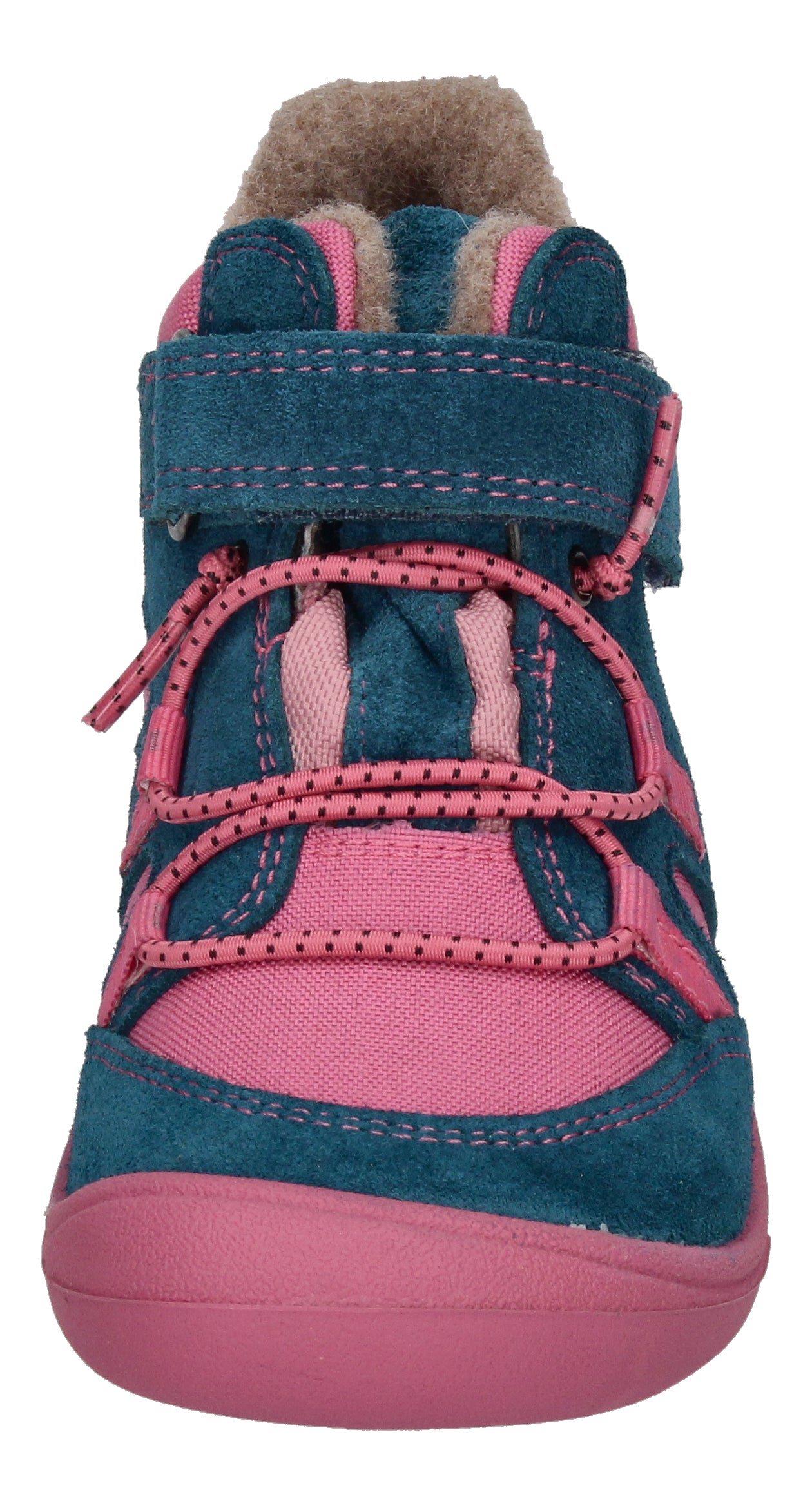 KOEL gefütterte Barefoot Kinderschuhe BEAU WOOL - fuchsia