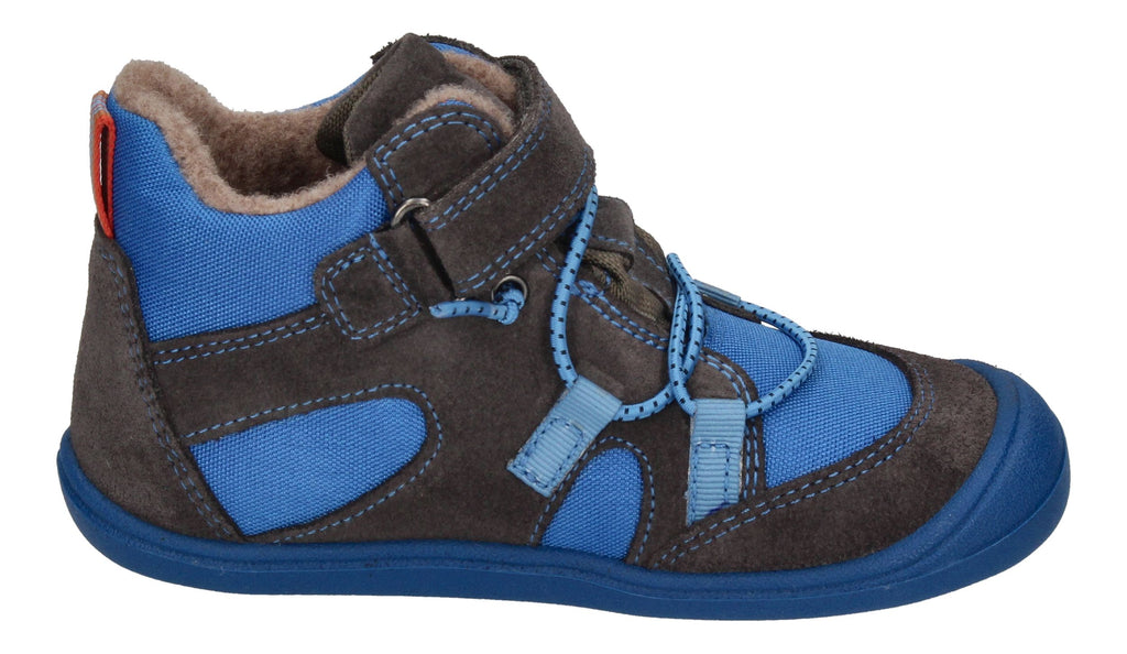 KOEL gefütterte Barefoot Kinderschuhe BEAU WOOL turquoise
