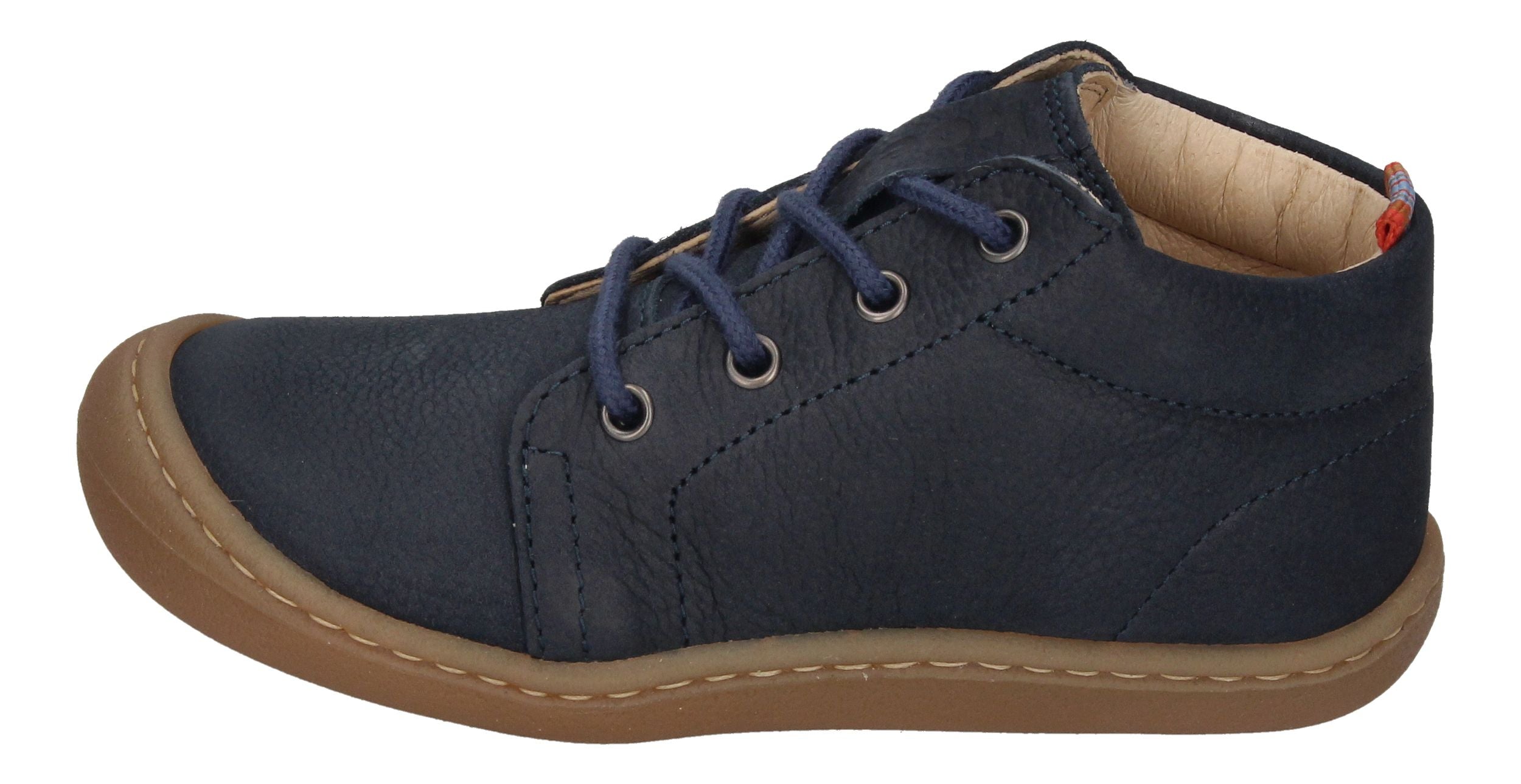 KOEL Barefoot Kinderschuhe - Booties BEN M LEATHER - blue