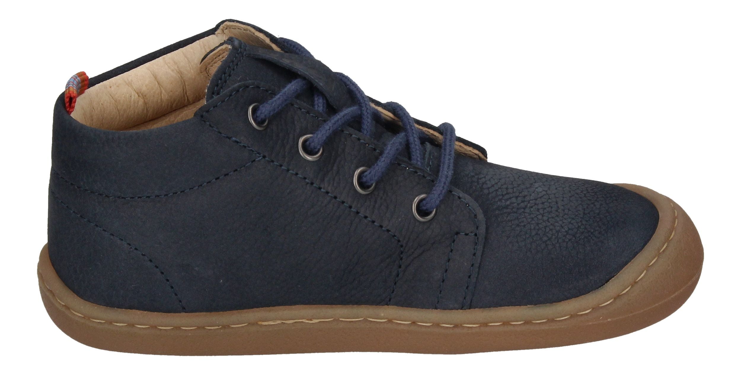 KOEL Barefoot Kinderschuhe - Booties BEN M LEATHER - blue