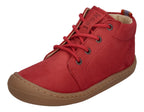 KOEL Barefoot Kinderschuhe - Booties BEN M LEATHER - red