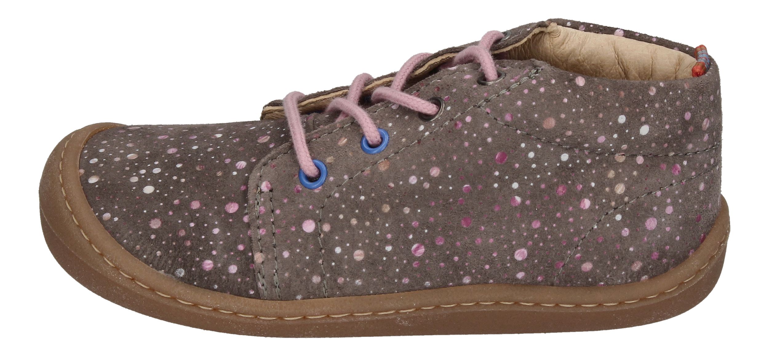 KOEL Barefoot Kinderschuhe BEN Suede Fantasy - grey-1