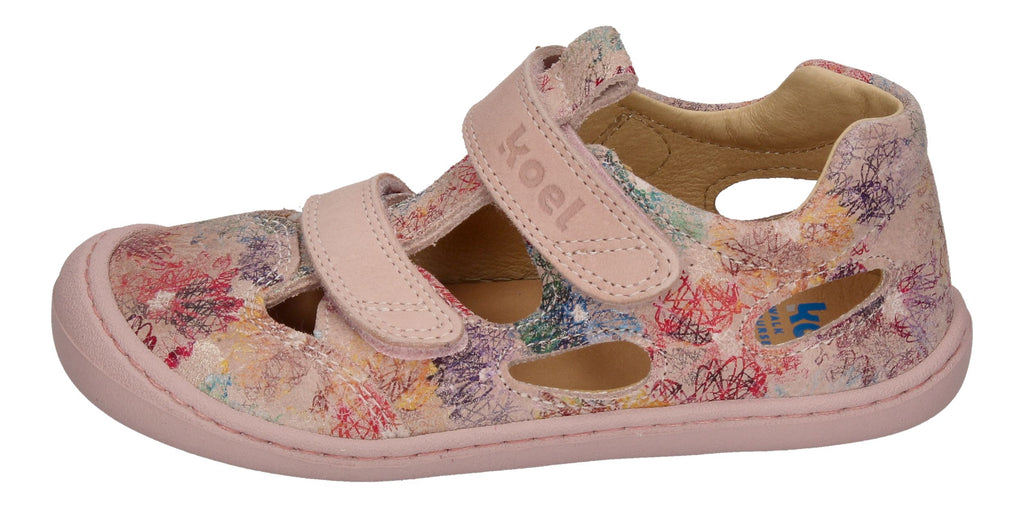 KOEL Barefoot Kinderschuhe - BEP FANTASY - nude flowers-1