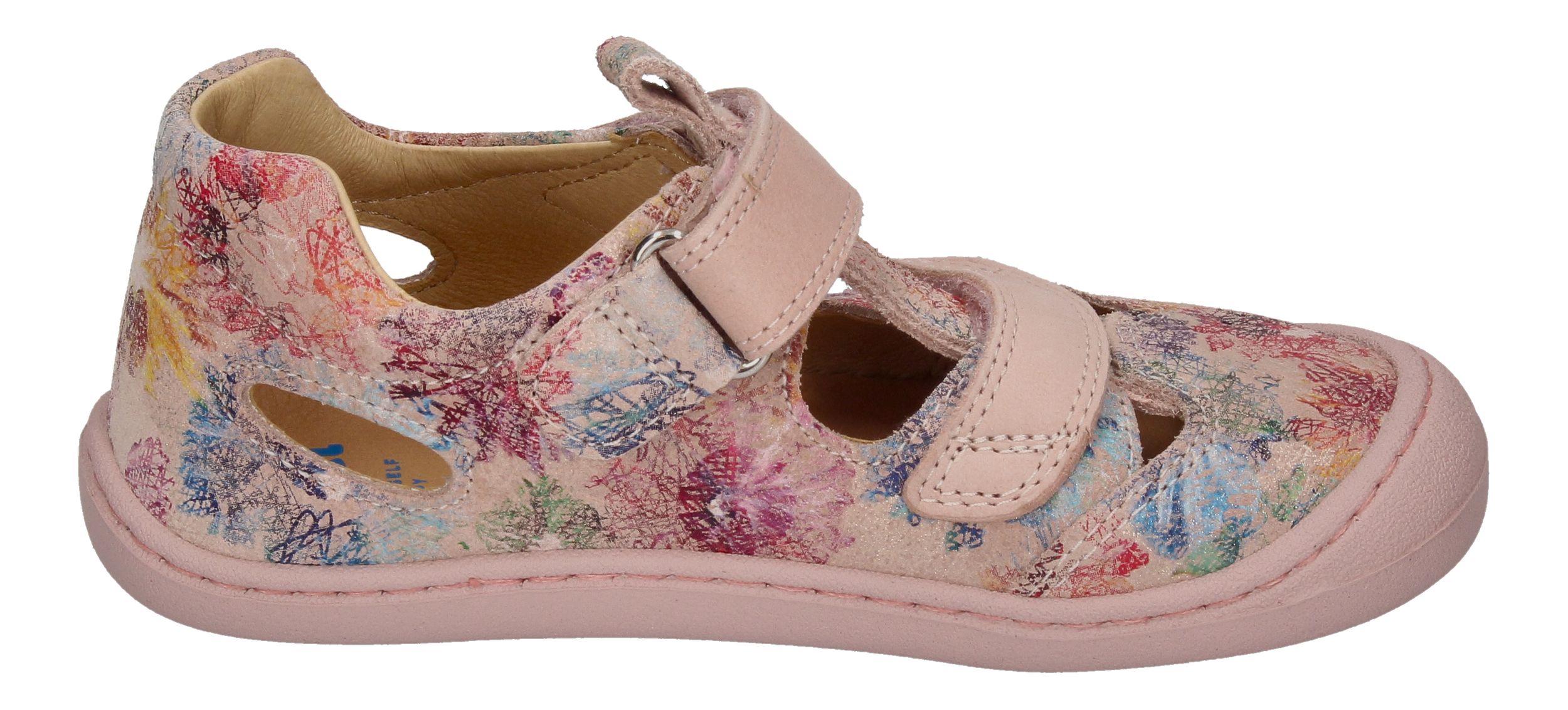 KOEL Barefoot Kinderschuhe - BEP FANTASY - nude flowers-3