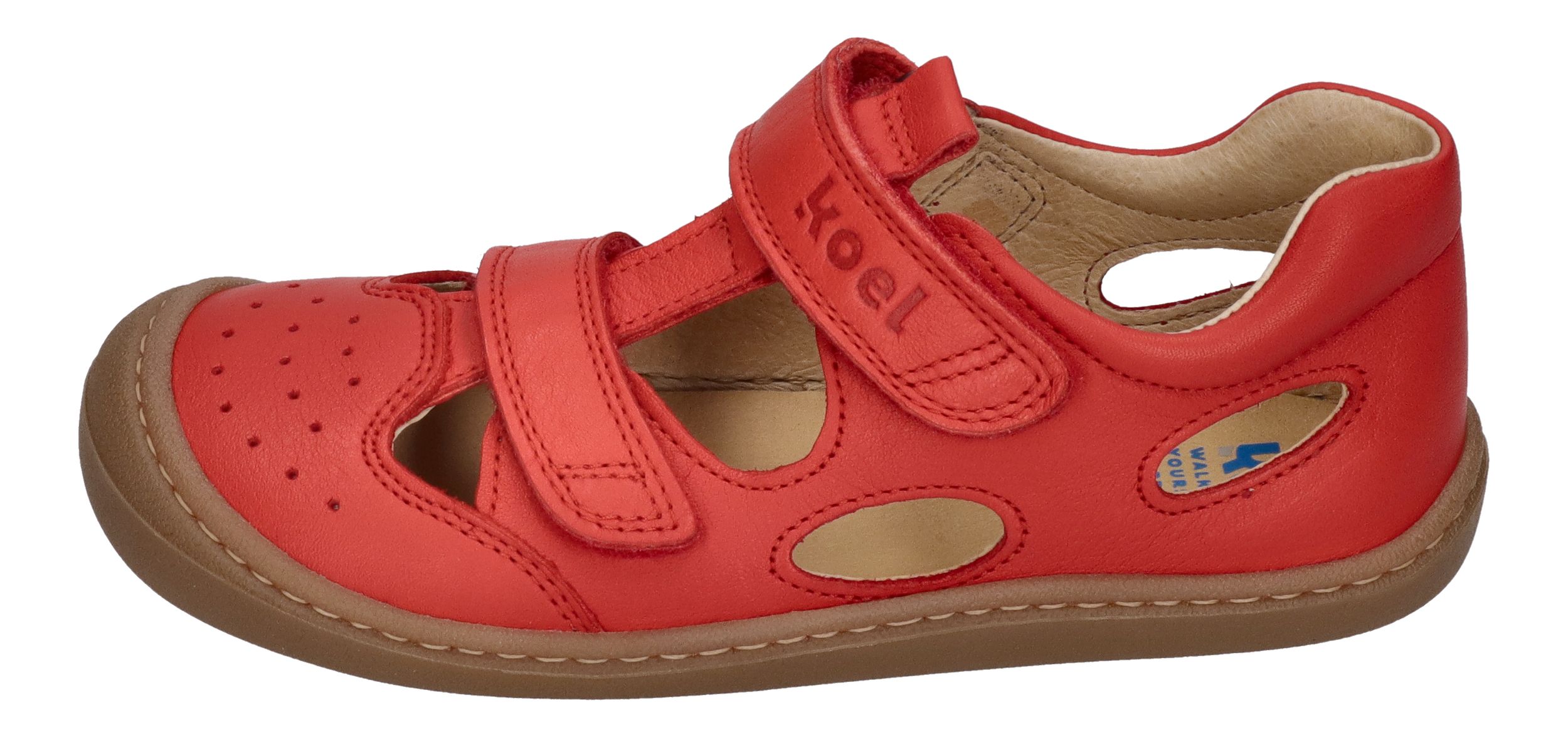KOEL Barefoot Kinderschuhe - BEP NAPPA - rot