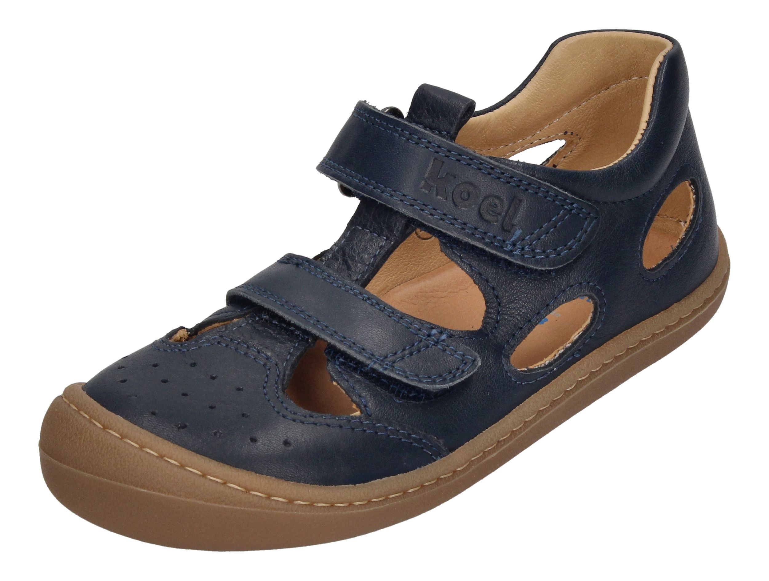 KOEL Barefoot Kinderschuhe - BEP NAPPA - blue-0