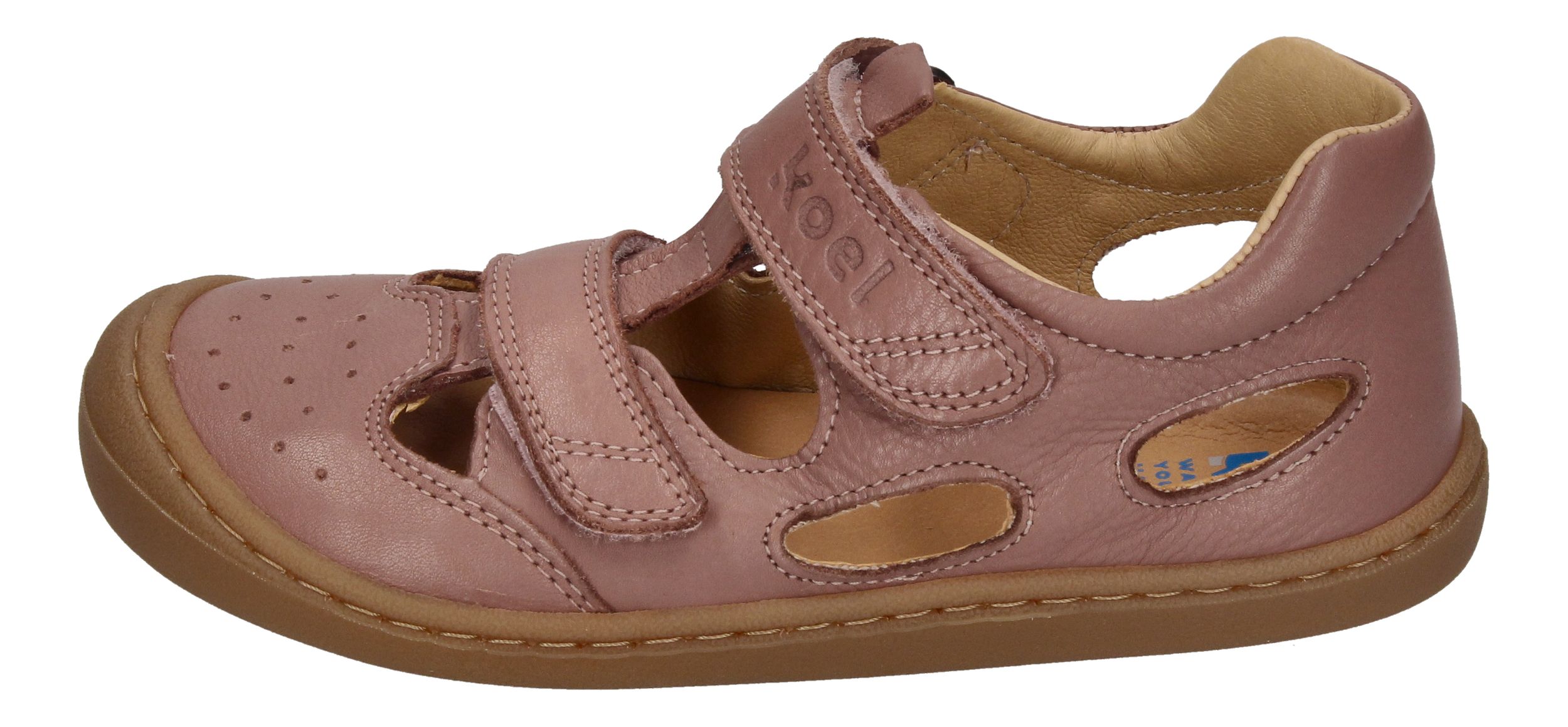 KOEL Barefoot Kinderschuhe - BEP NAPPA - old pink-1