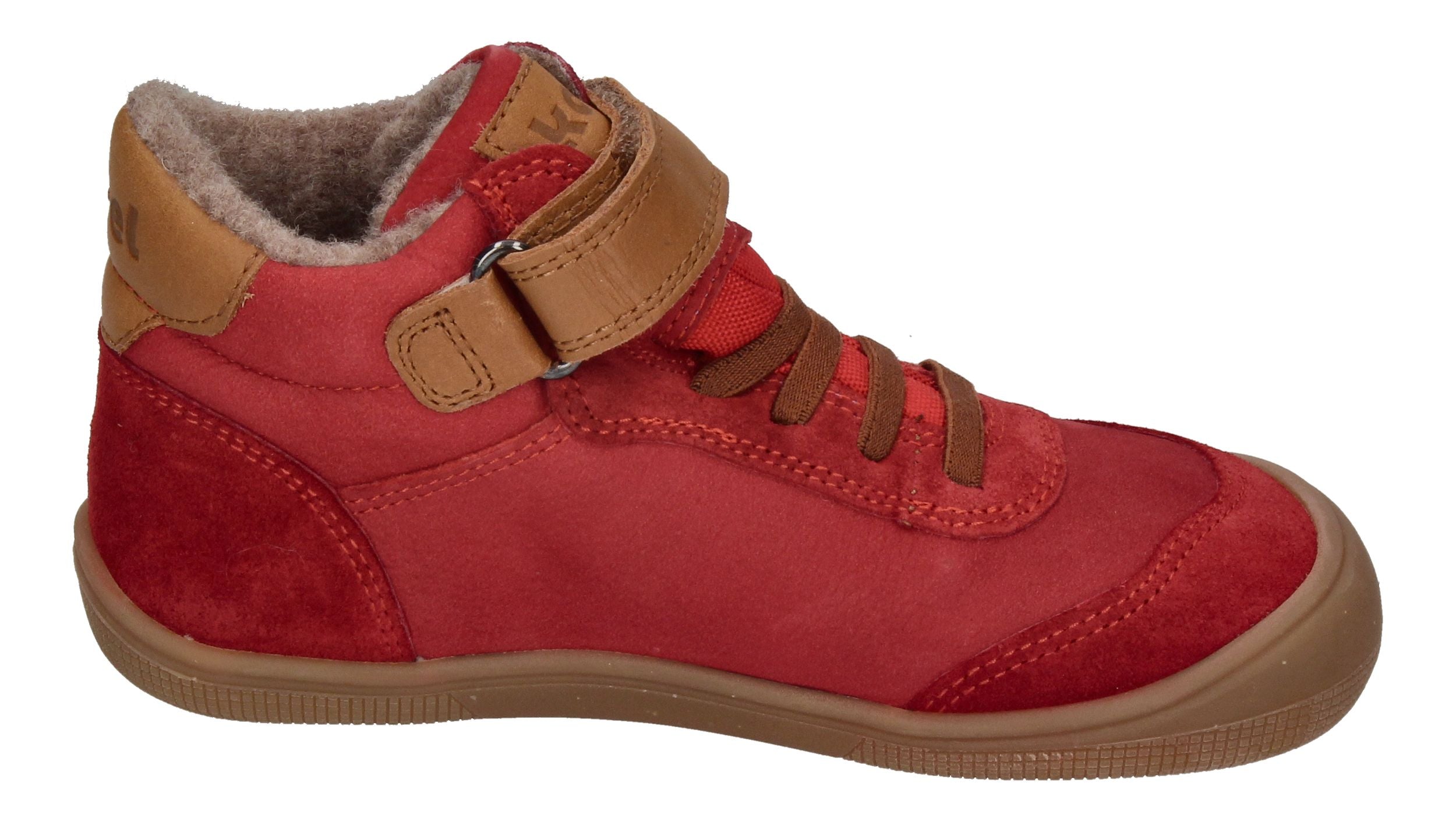KOEL gefütterte Barefoot Kinderschuhe DANIEL TEX - red