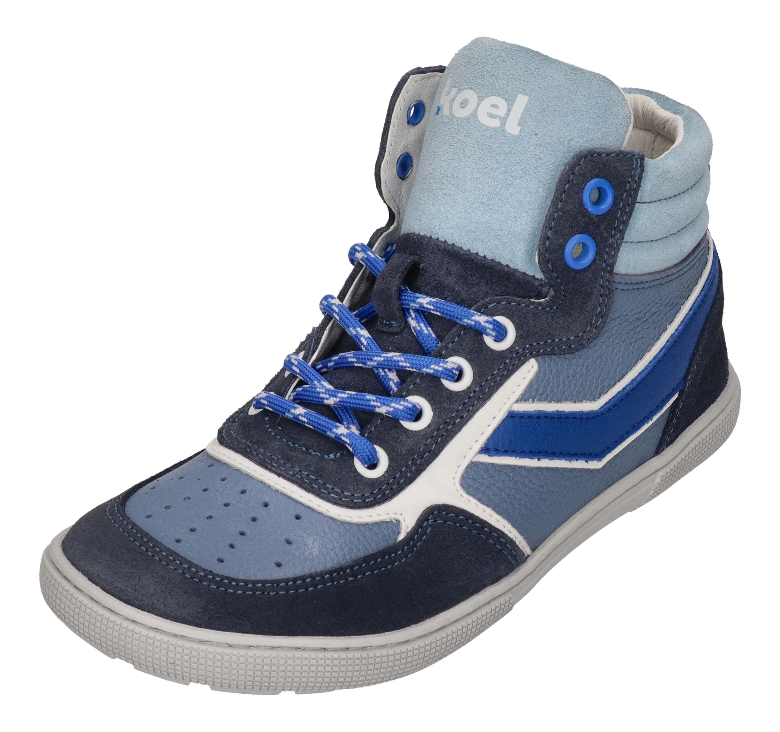 KOEL Barefoot Kinder Sneakers DANISH NAPPA 121 celeste