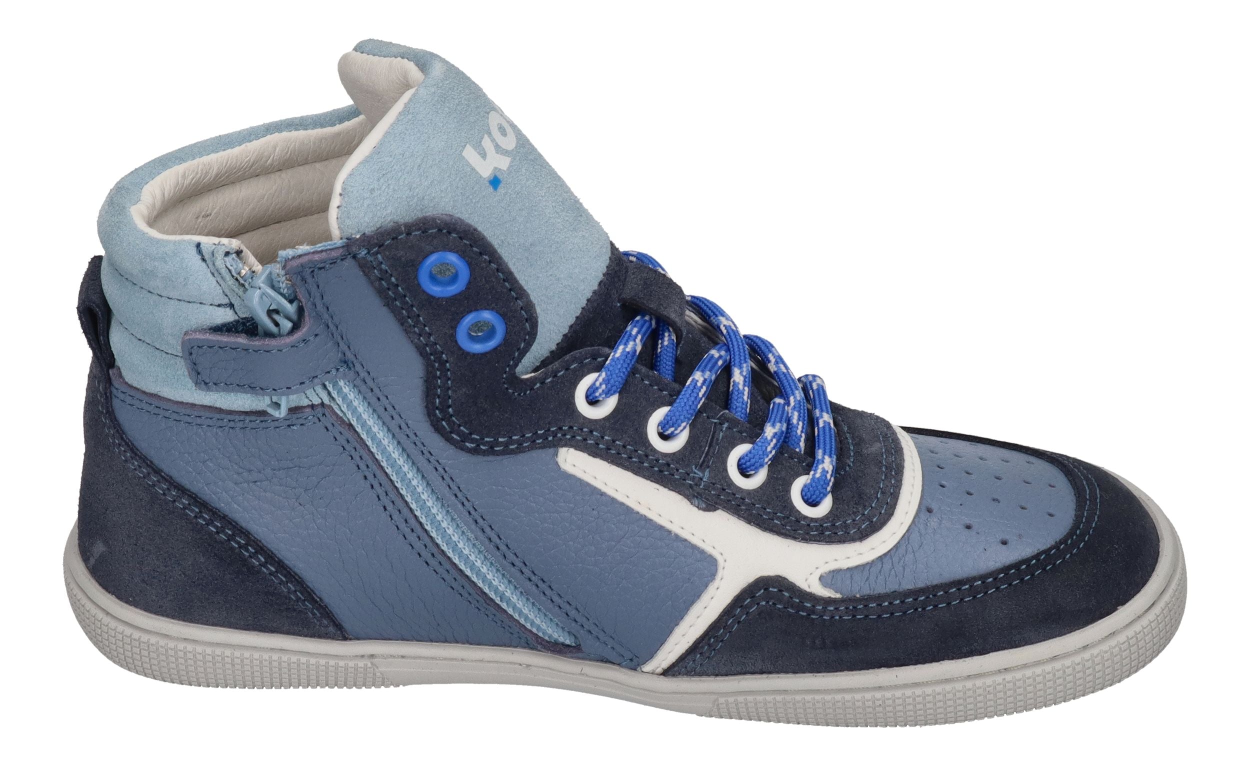 KOEL Barefoot Kinder Sneakers DANISH NAPPA 121 celeste