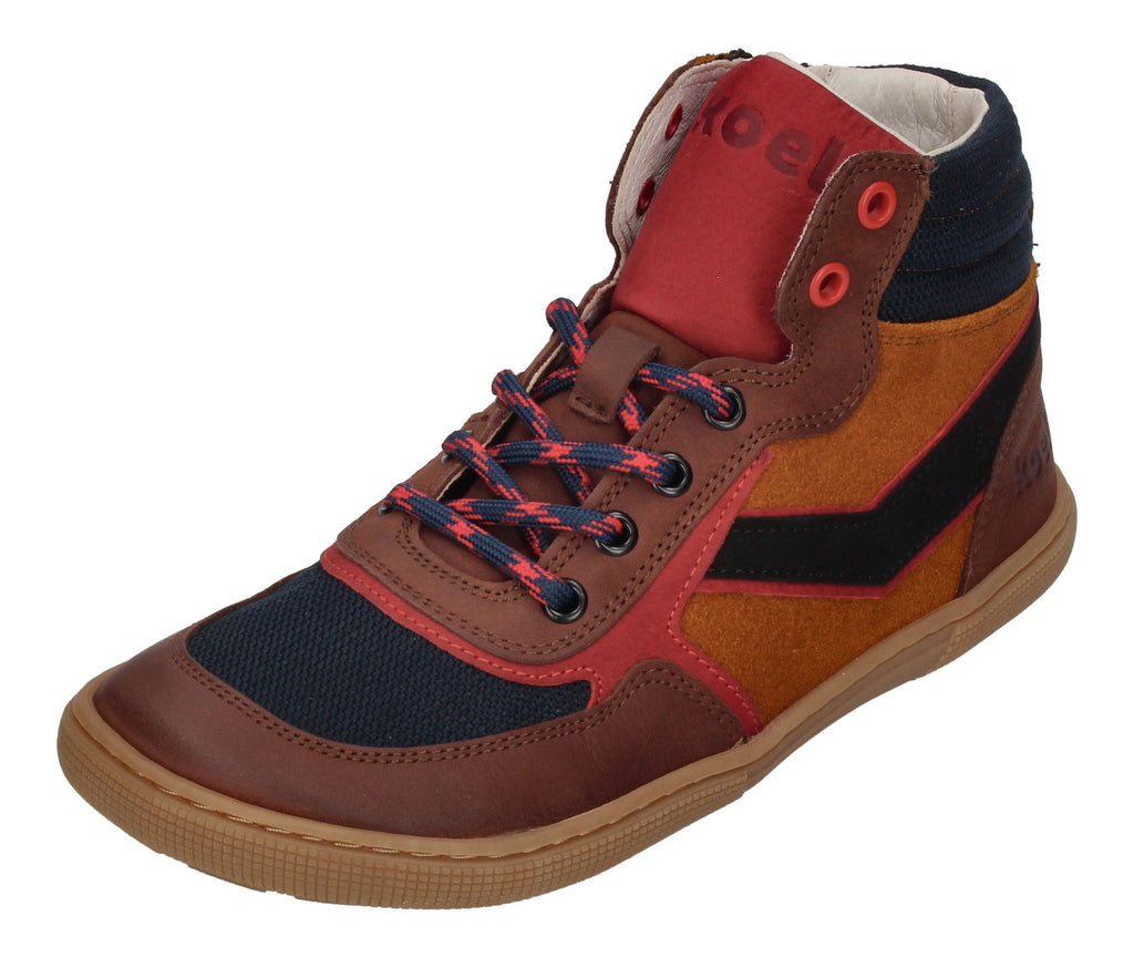 KOEL Barefoot Kinder Sneakers DANISH NAPPA 301 chocolate-0