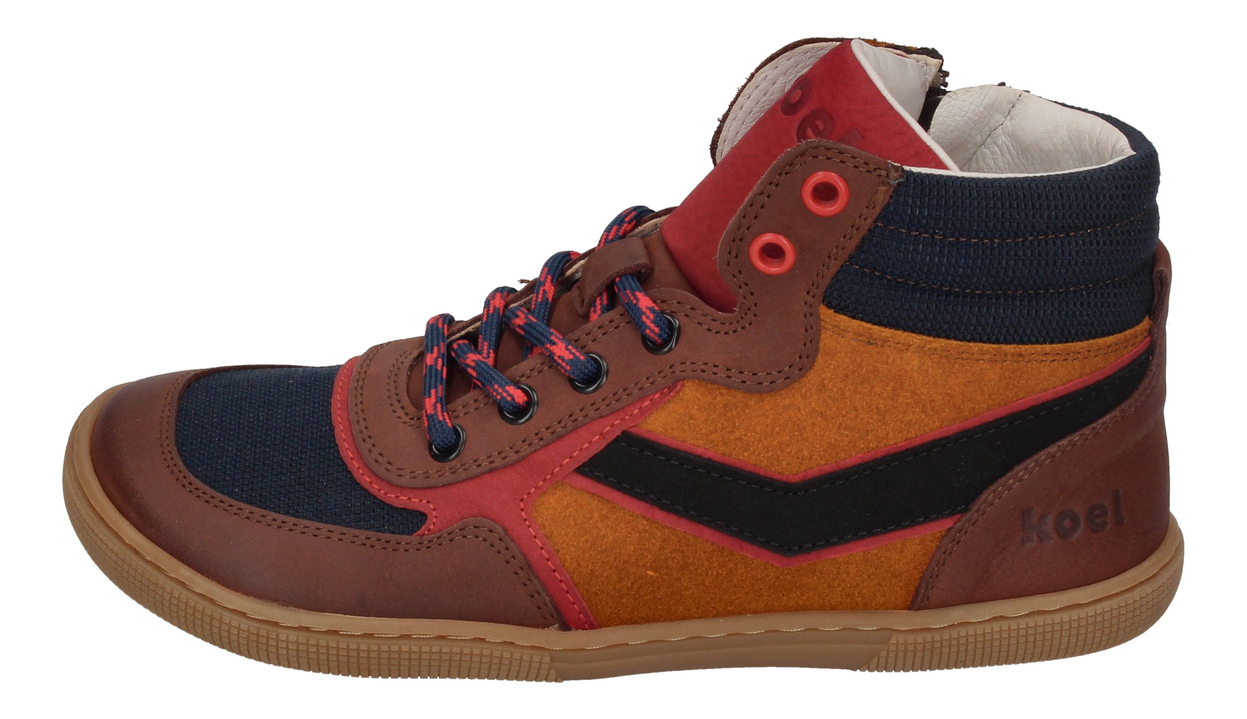 KOEL Barefoot Teenager Sneakers DANISH NAPPA 301 chocolate-1