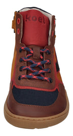 KOEL Barefoot Kinder Sneakers DANISH NAPPA 301 chocolate-2