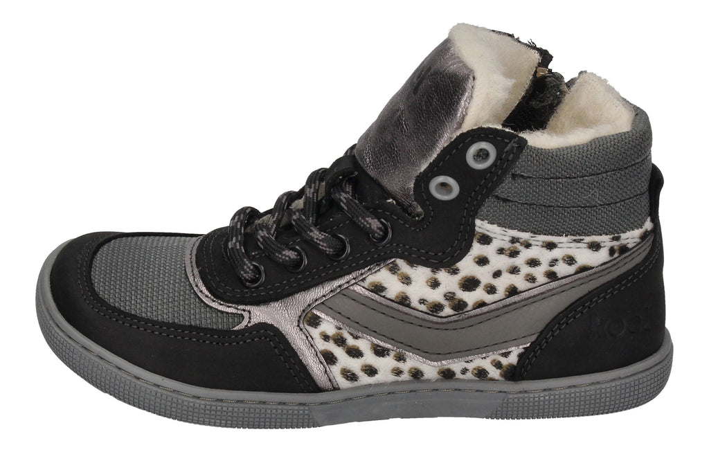 KOEL Barefoot Kinder Sneakers DANISH WOOL white platino