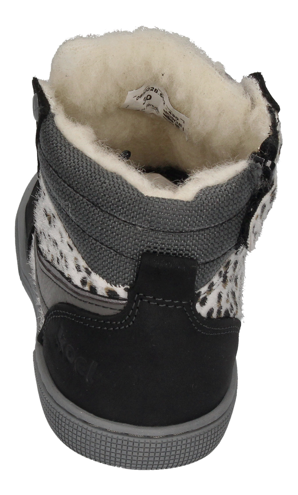 KOEL Barefoot Kinder Sneakers DANISH WOOL white platino