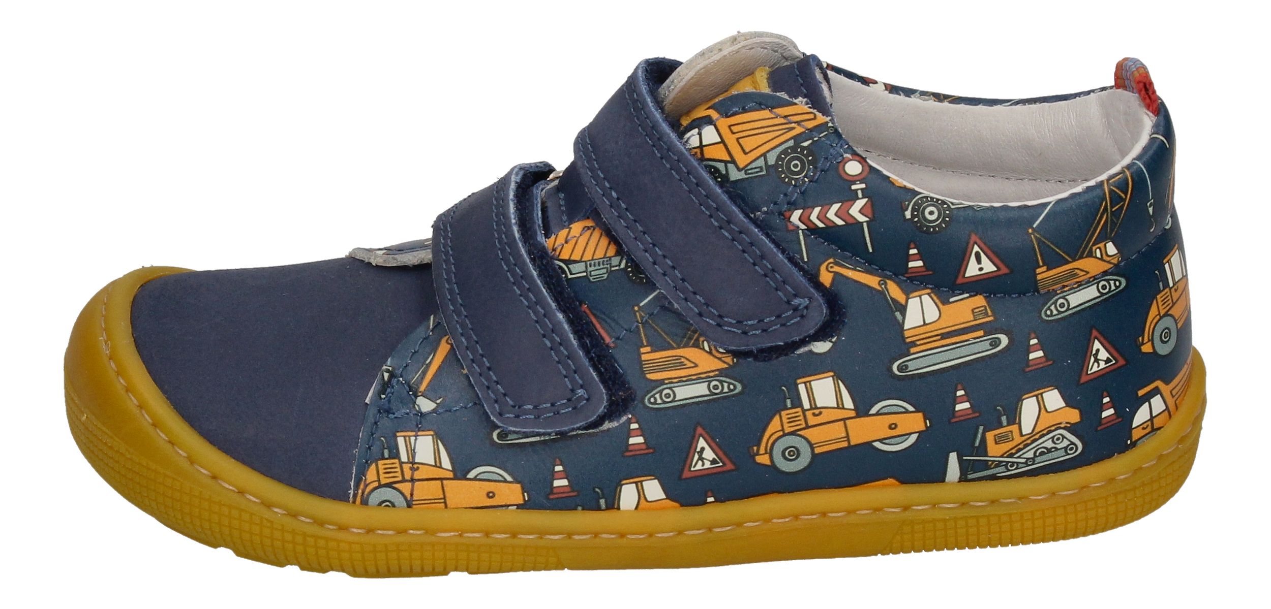 KOEL Barefoot Kinderschuhe DANNY PRINT Tractor yellow-1