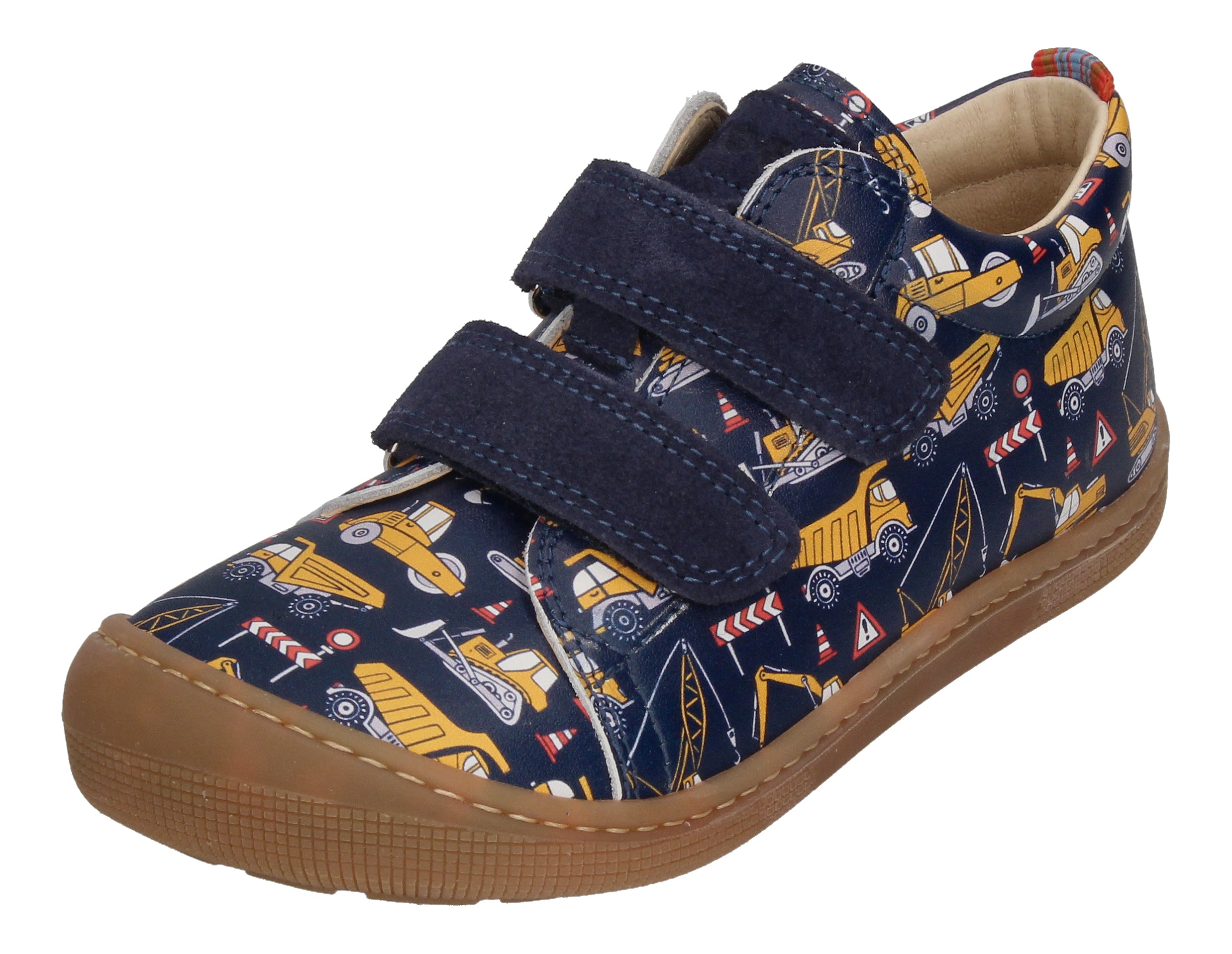 KOEL Barefoot Kinderschuhe - Sneakers DANNY PRINT tractor blue