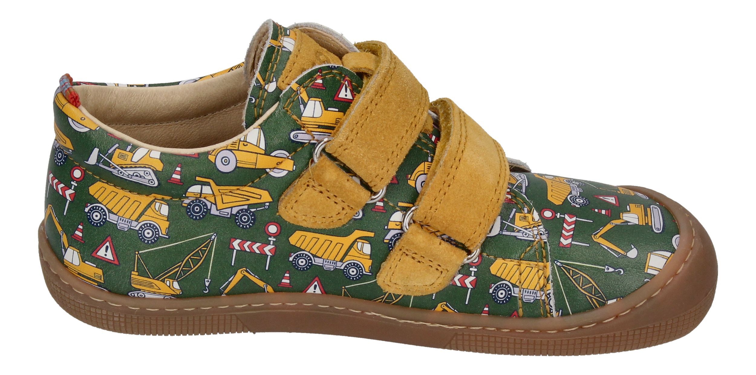 KOEL Barefoot Kinderschuhe - Sneakers DANNY PRINT tractor green