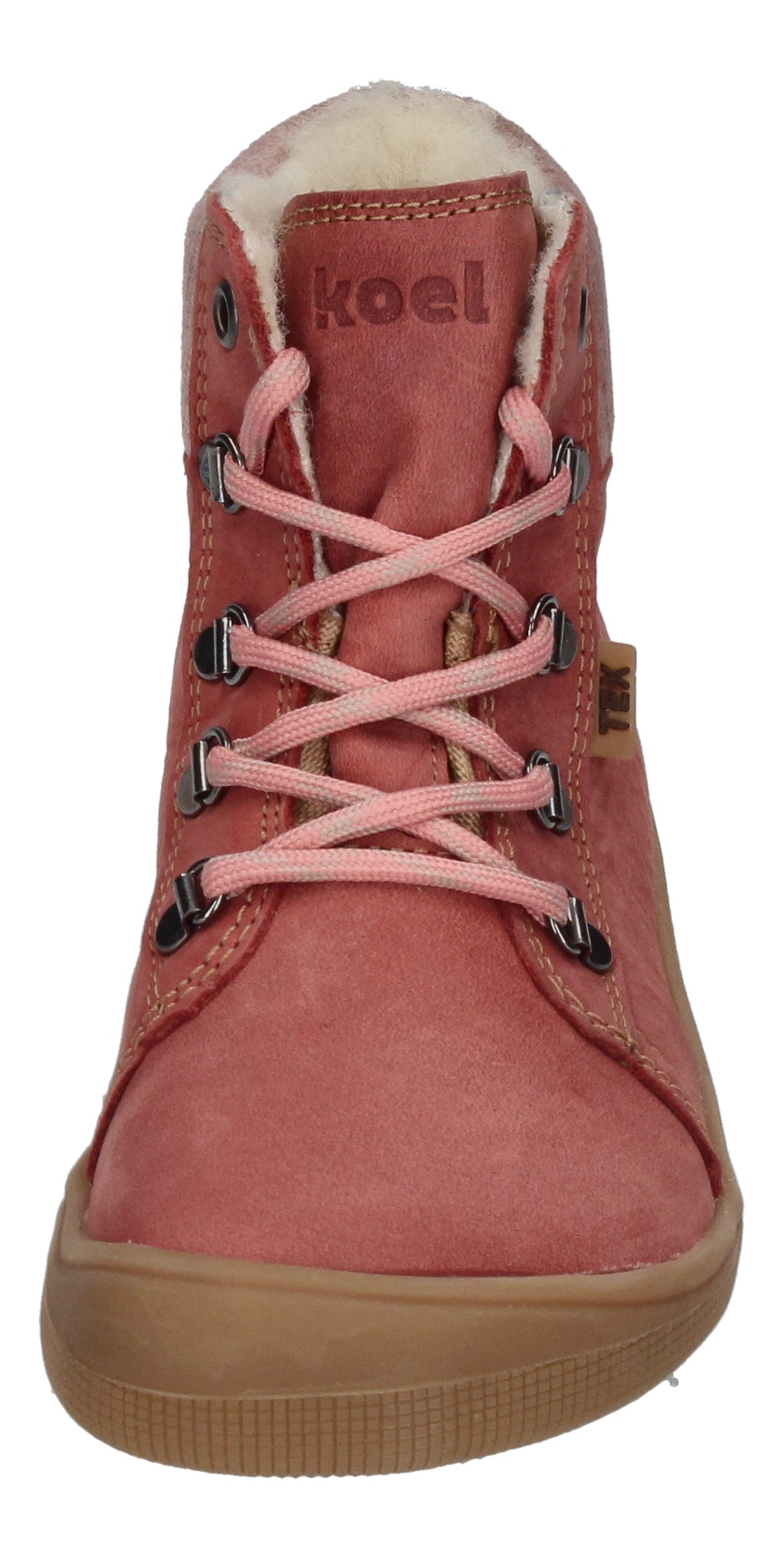 KOEL Barefoot Kinderstiefel - DEEMER TEX WOOL - old pink-2