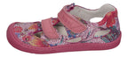 KOEL Barefoot Kinderschuhe - DEEN FANTASY - fuchsia flowers-1