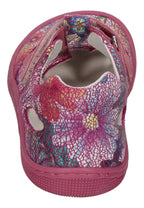 KOEL Barefoot Kinderschuhe - DEEN FANTASY - fuchsia flowers-4