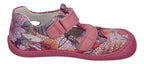 KOEL Barefoot Kinderschuhe - DEEN FANTASY - fuchsia flowers-3