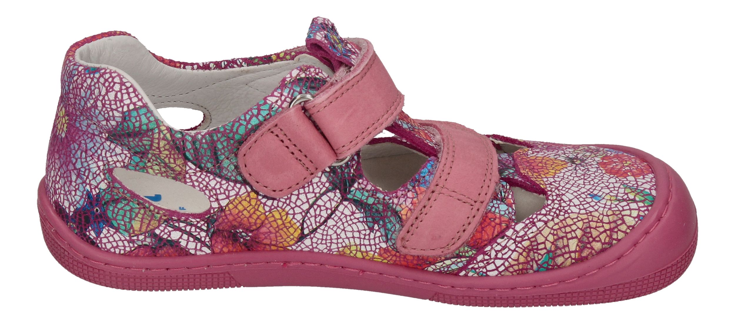 KOEL Barefoot Kinderschuhe - DEEN FANTASY - fuchsia flowers-3