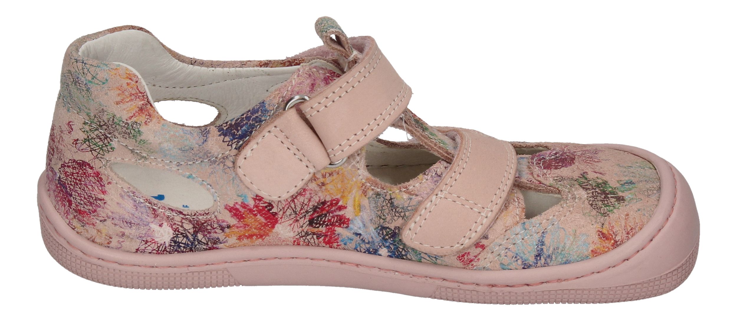KOEL Barefoot Kinderschuhe - DEEN FANTASY - nude flowers-3