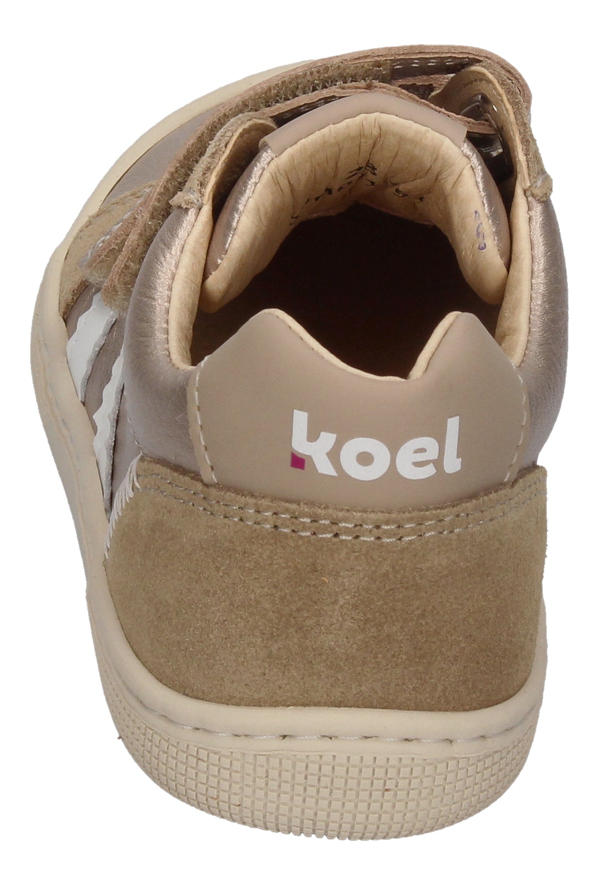 KOEL Barefoot Kinderschuhe - Sneakers DENIS METALIC champagne