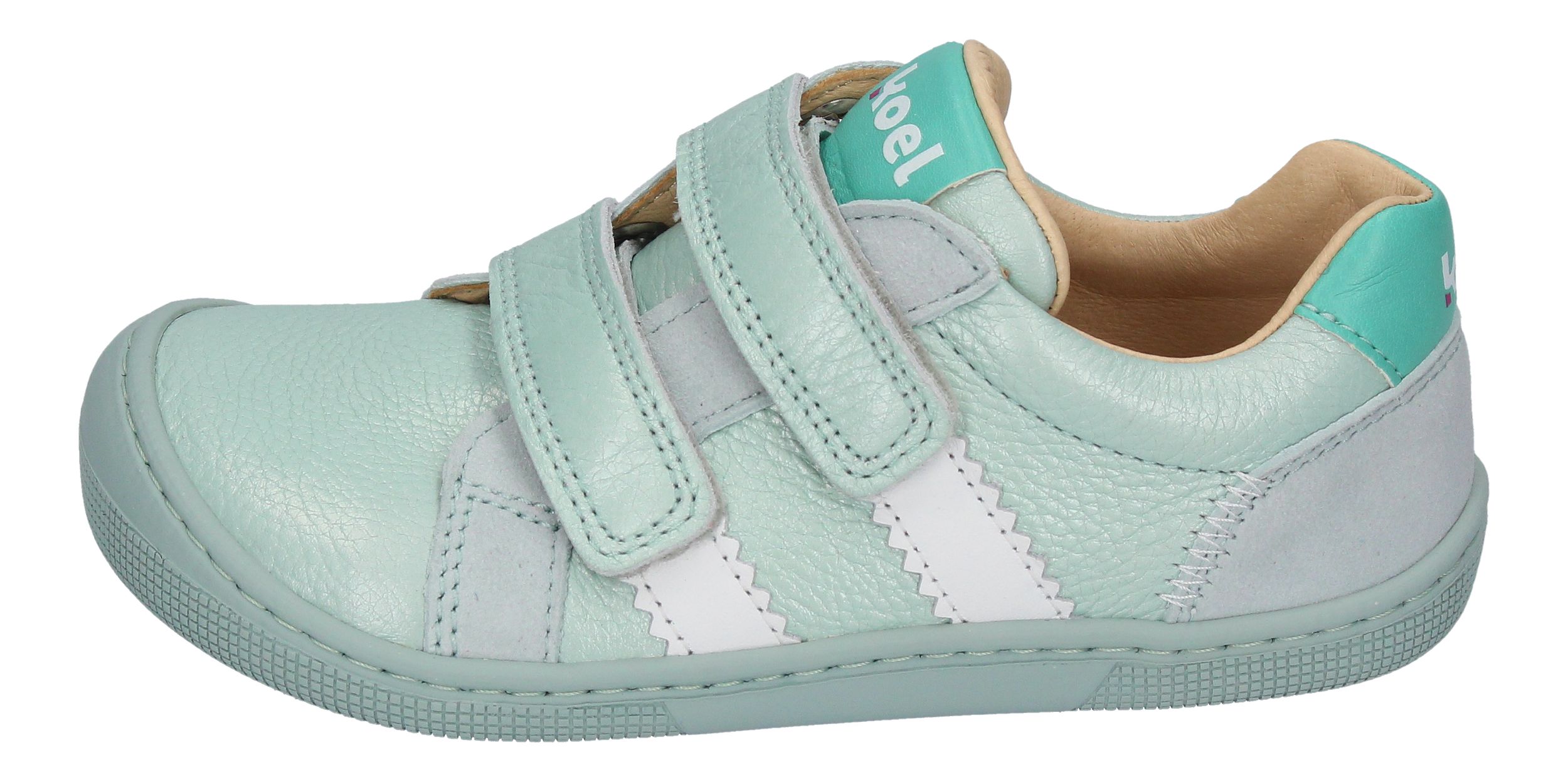 KOEL Barefoot Kinderschuhe - Sneakers DENIS METALIC mint