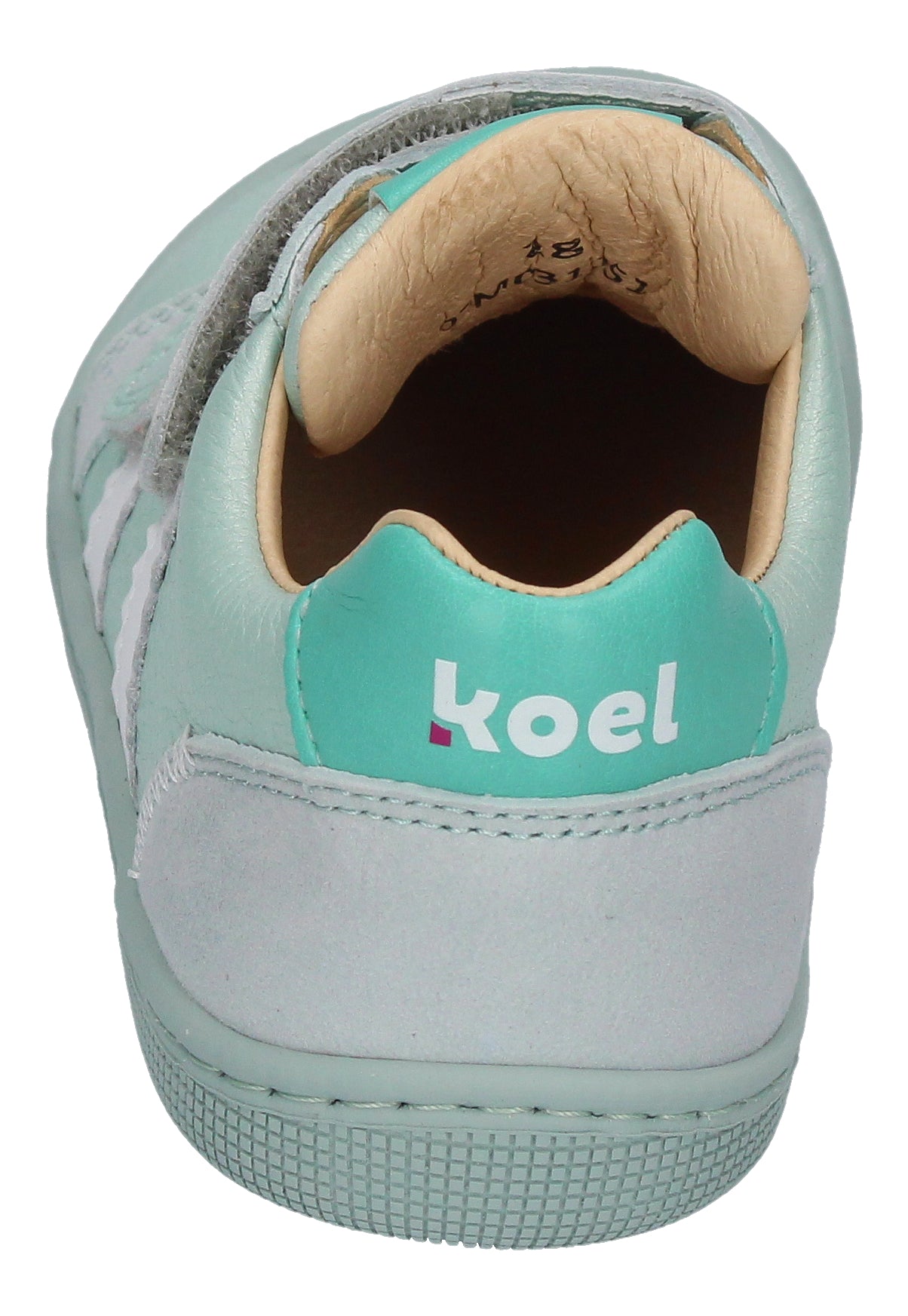 KOEL Barefoot Kinderschuhe - Sneakers DENIS METALIC mint