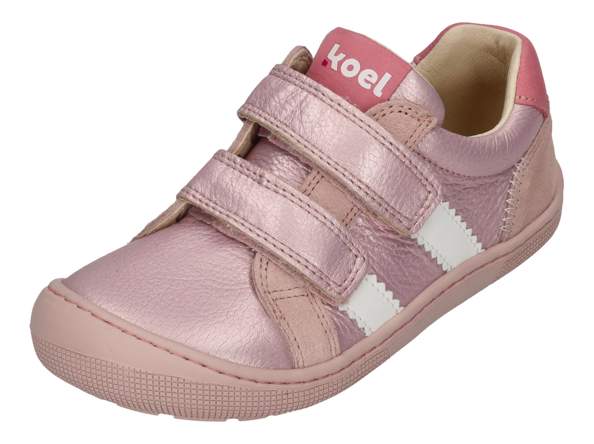 KOEL Barefoot Kinderschuhe - Sneakers DENIS METALIC pink