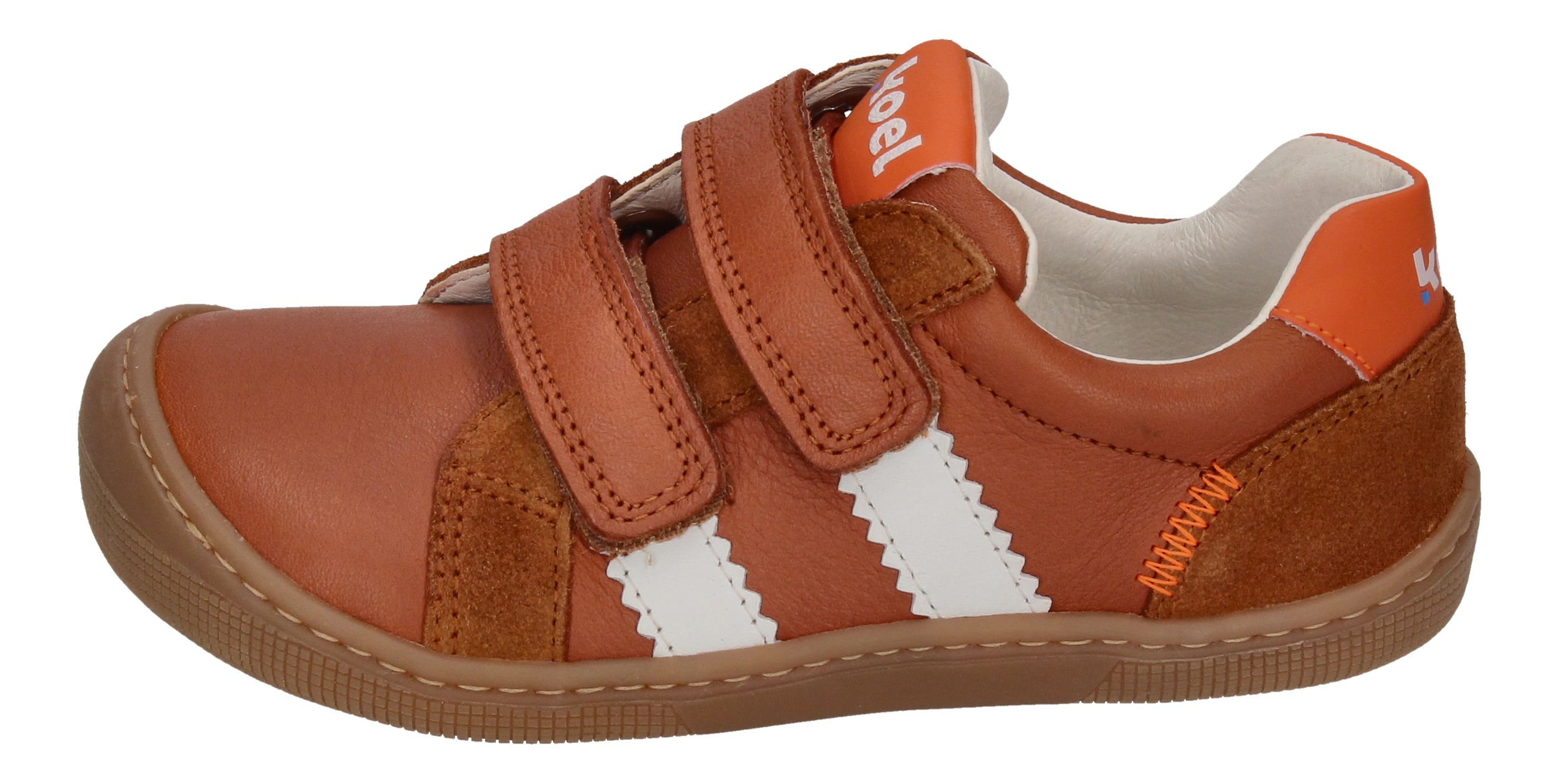 KOEL Barefoot Kinderschuhe - Sneakers DENIS NAPPA NEW cognac orange