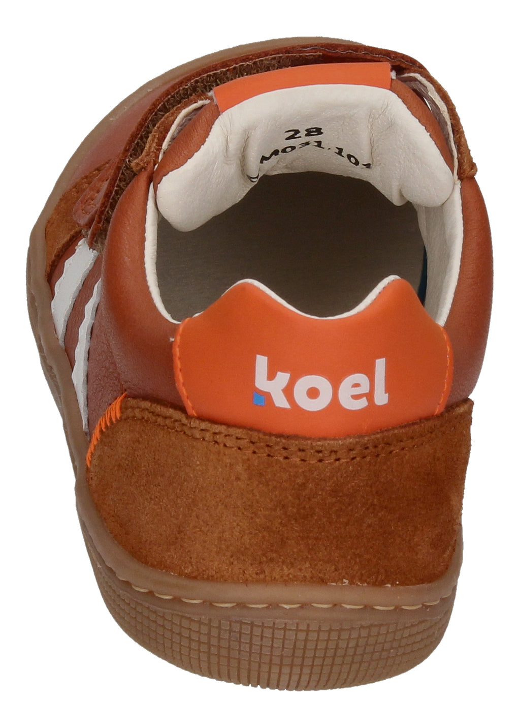 KOEL Barefoot Kinderschuhe - Sneakers DENIS NAPPA NEW cognac orange