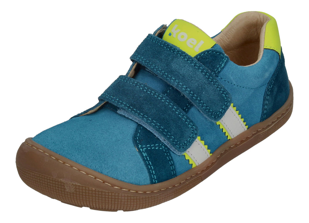 KOEL Barefoot Kinderschuhe - Sneakers DENIS SUEDE aqua