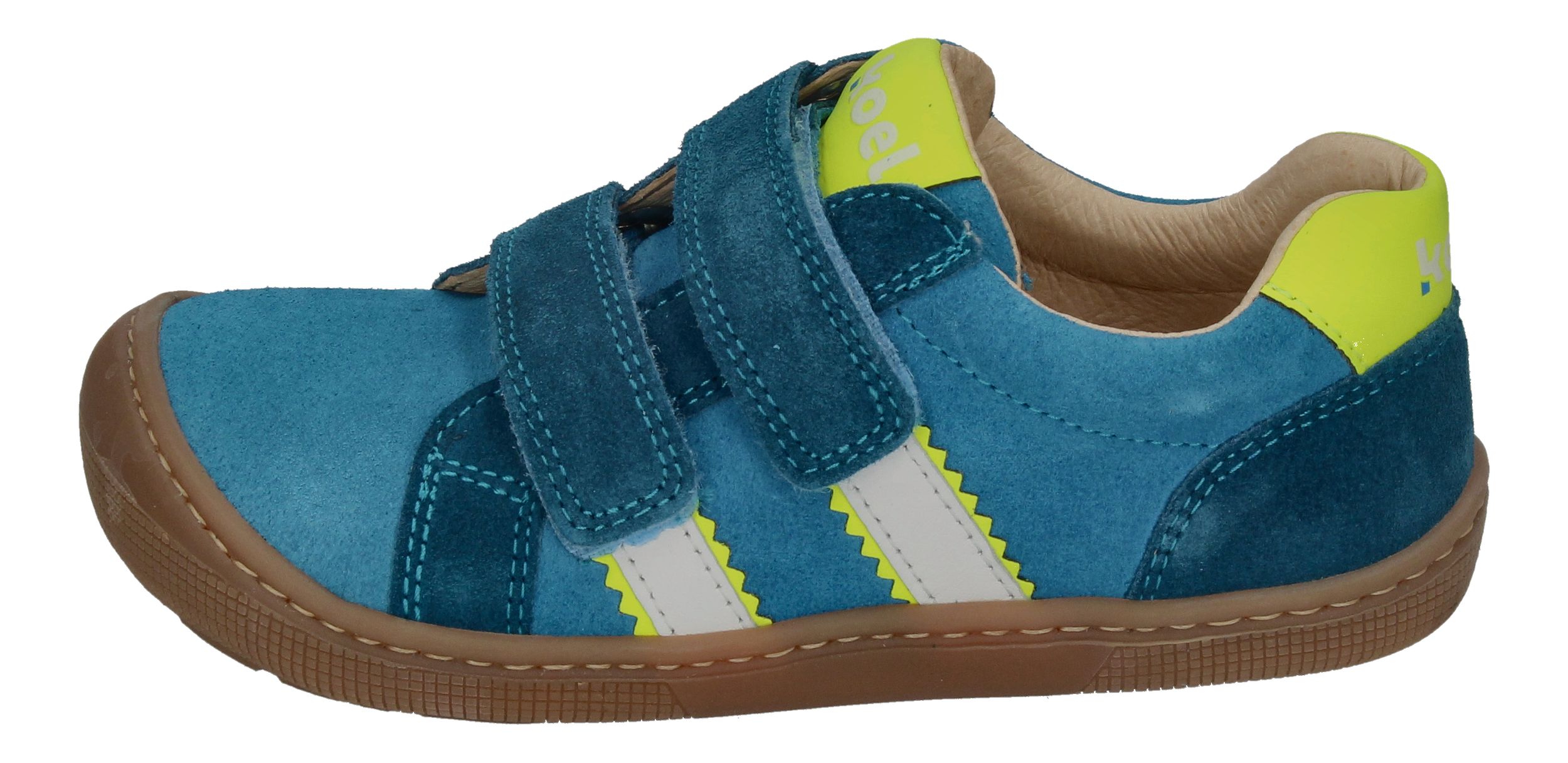 KOEL Barefoot Kinderschuhe - Sneakers DENIS SUEDE aqua