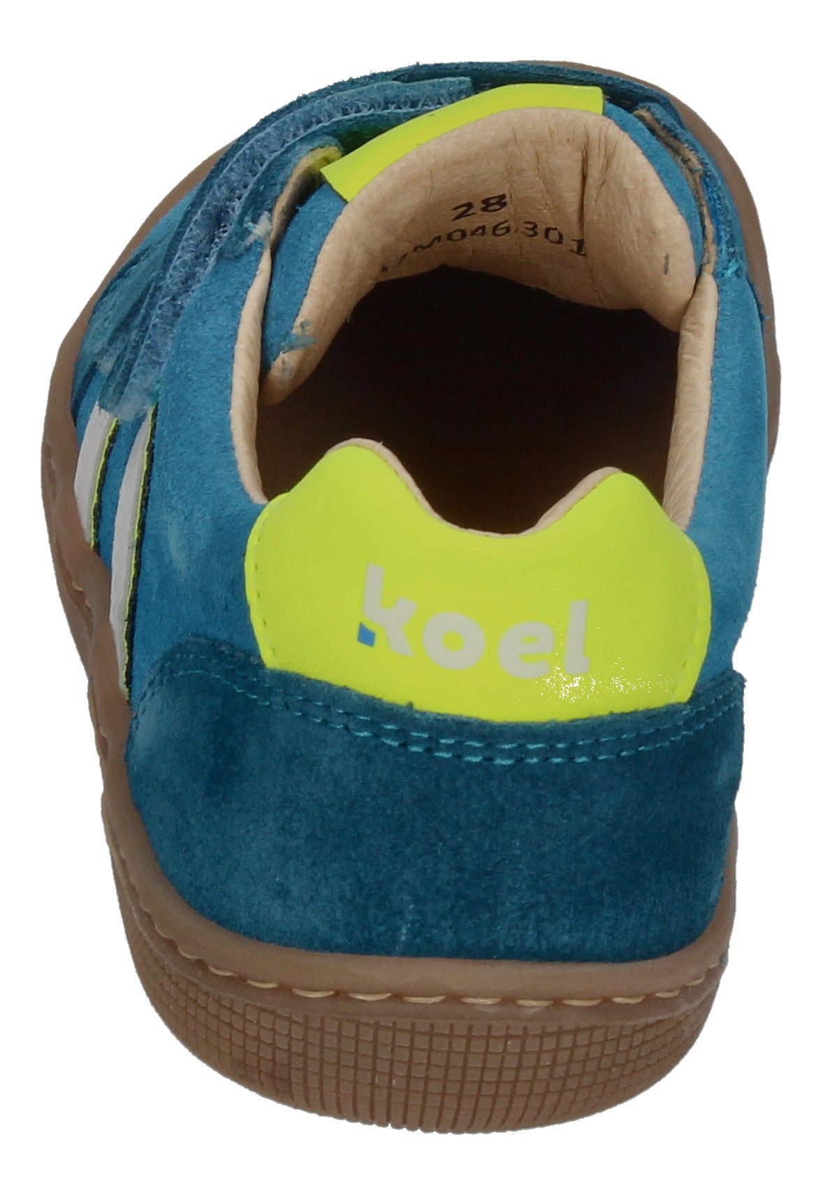 KOEL Barefoot Kinderschuhe - Sneakers DENIS SUEDE aqua