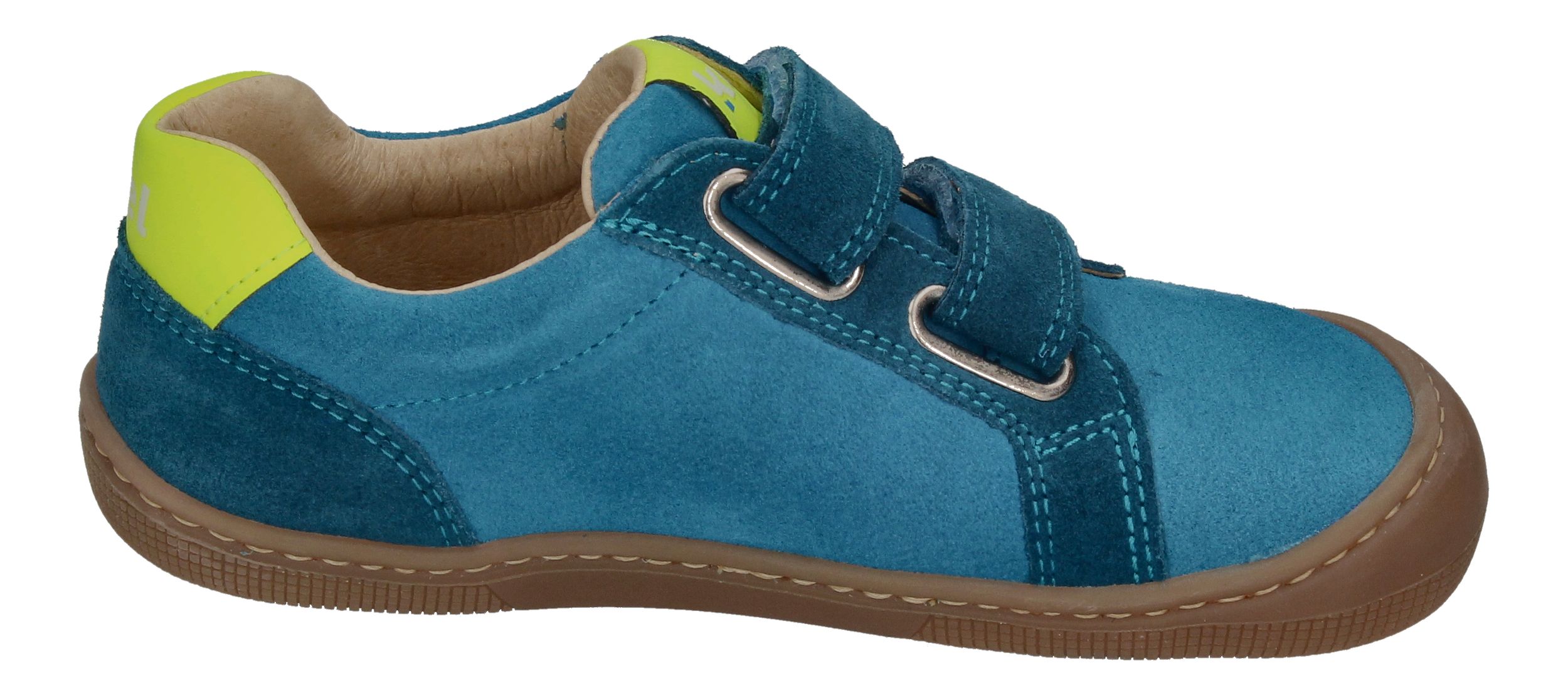 KOEL Barefoot Kinderschuhe - Sneakers DENIS SUEDE aqua