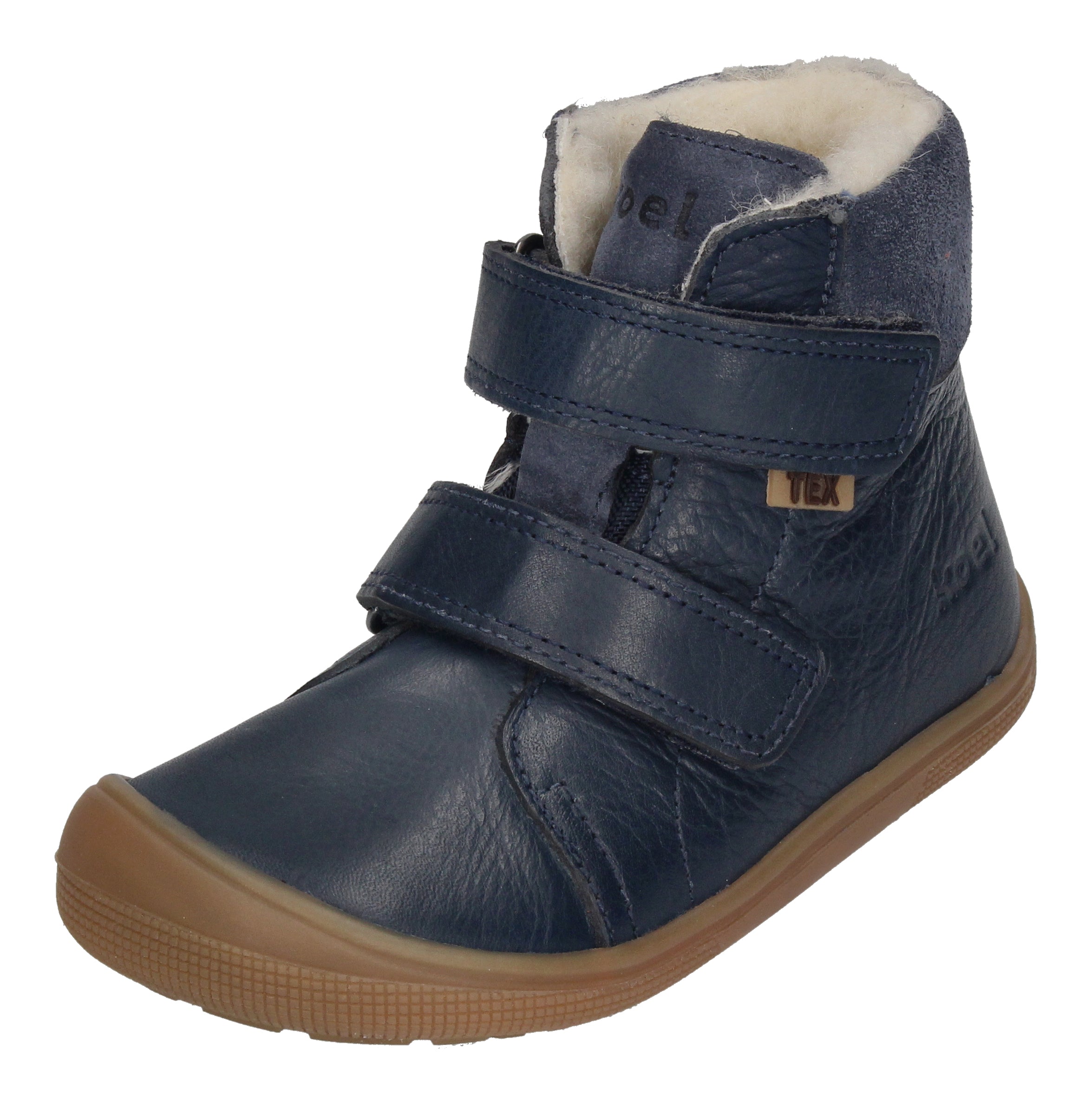 KOEL Barefoot Kinderstiefel - EMIL NAPA WOOL - blue