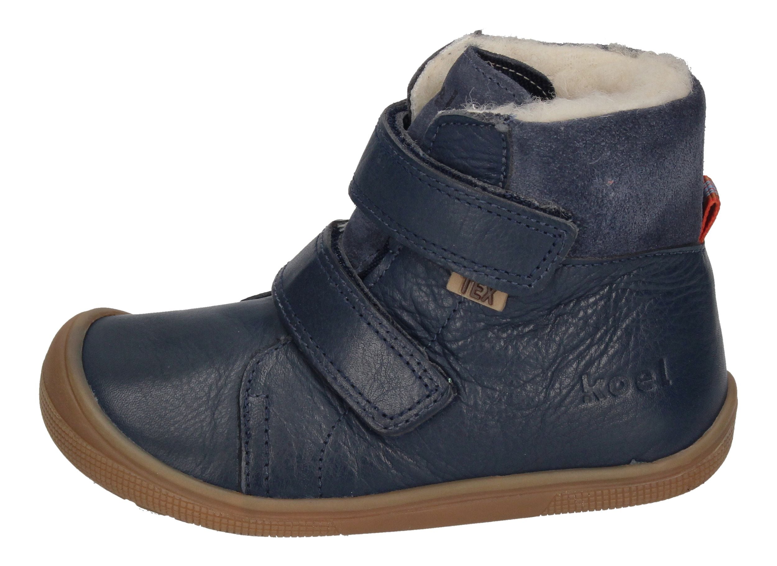 KOEL Barefoot Kinderstiefel - EMIL NAPA WOOL - blue