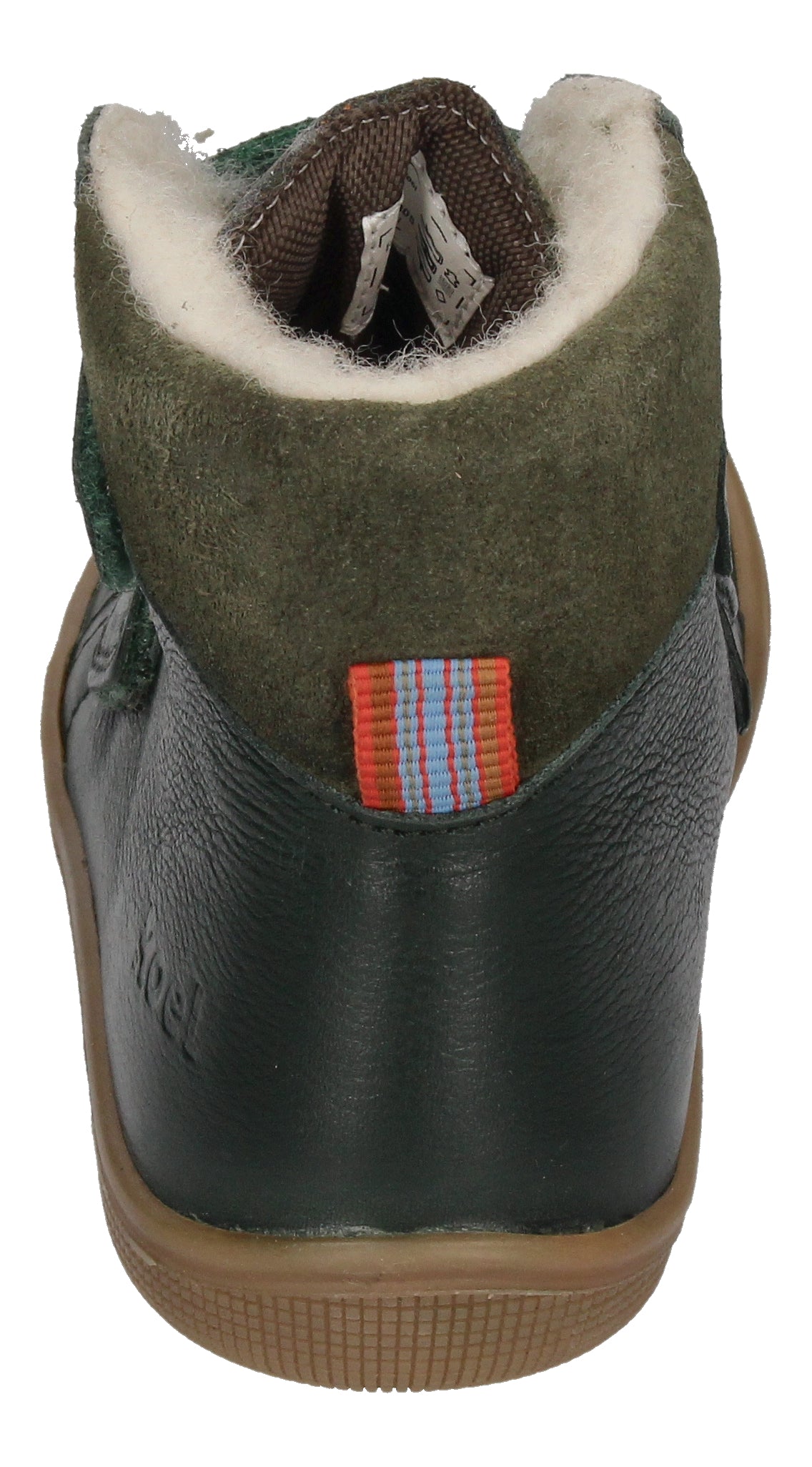 KOEL Barefoot Kinderstiefel - EMIL NAPA WOOL - green