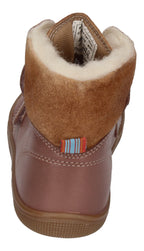 KOEL Barefoot Kinderstiefel - EMIL NAPA WOOL - old rose