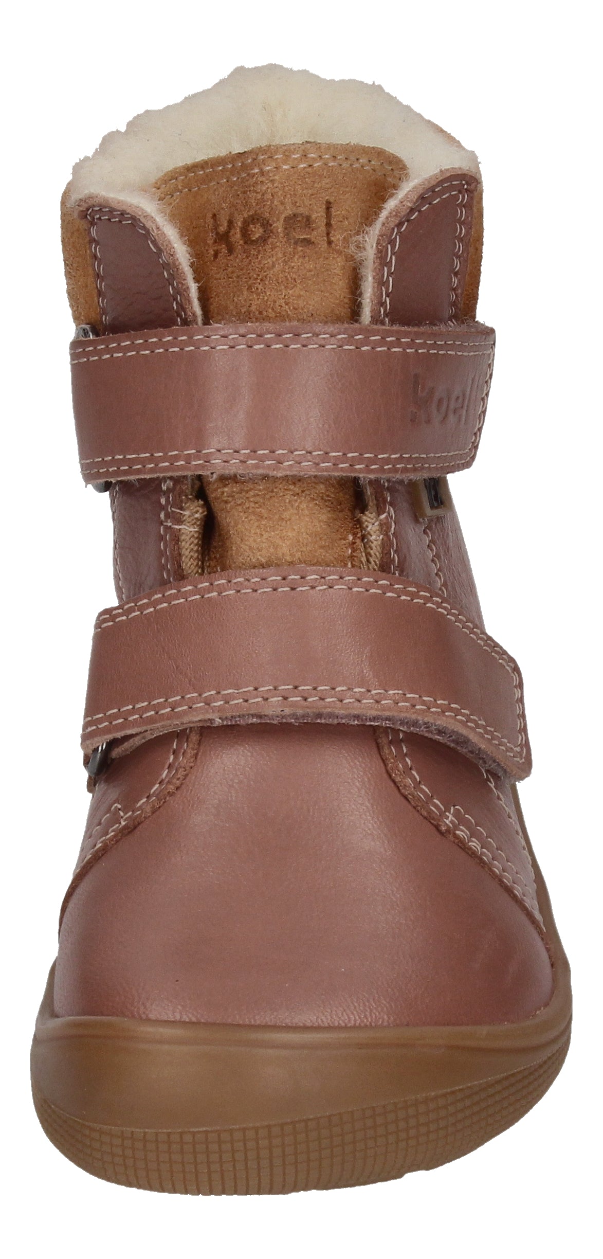 KOEL Barefoot Kinderstiefel - EMIL NAPA WOOL - old rose