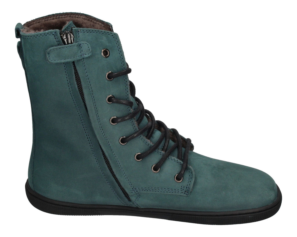 KOEL Damen Barefoot Booties mit Lammwolle FARO turquoise
