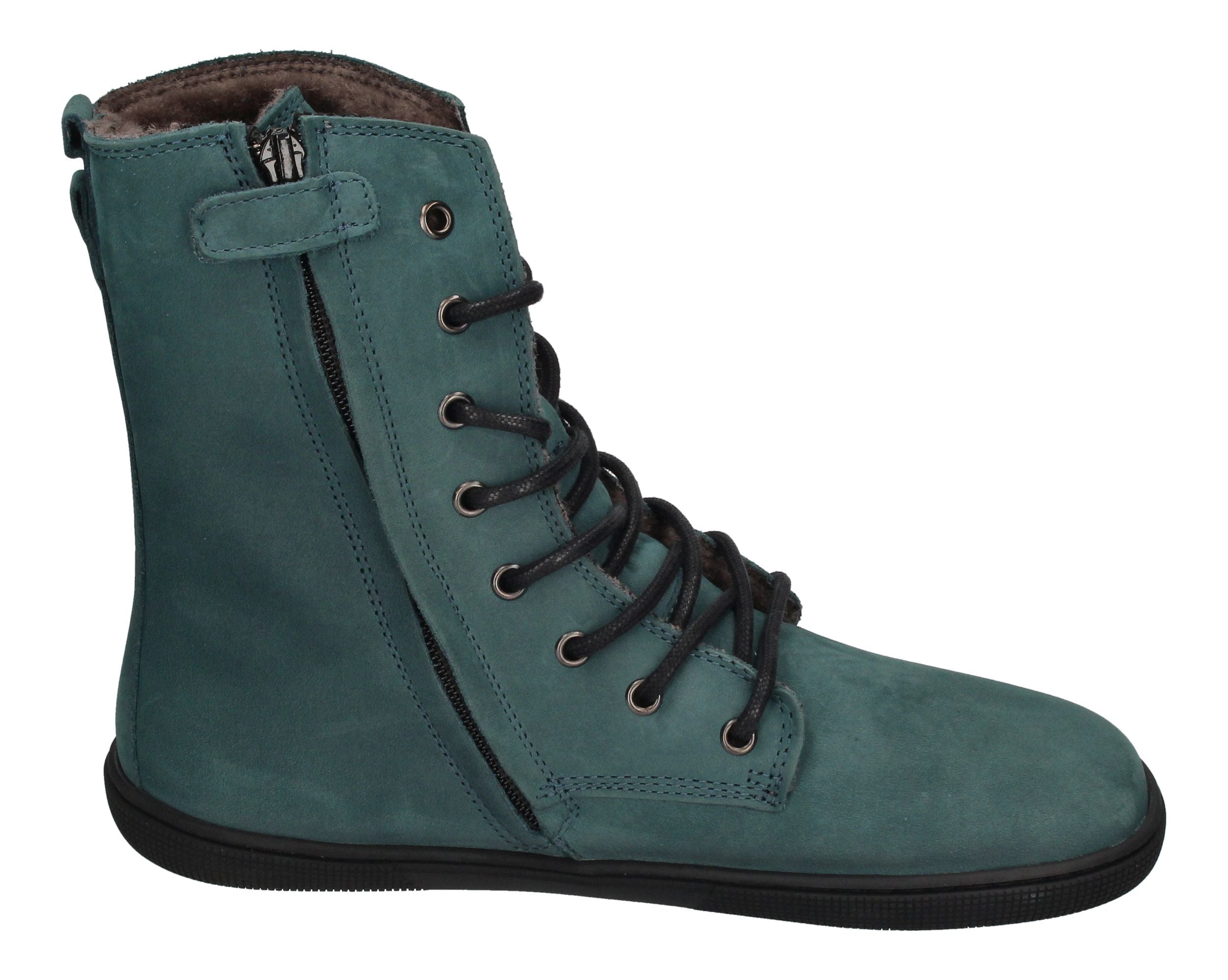 KOEL Damen Barefoot Booties mit Lammwolle FARO turquoise