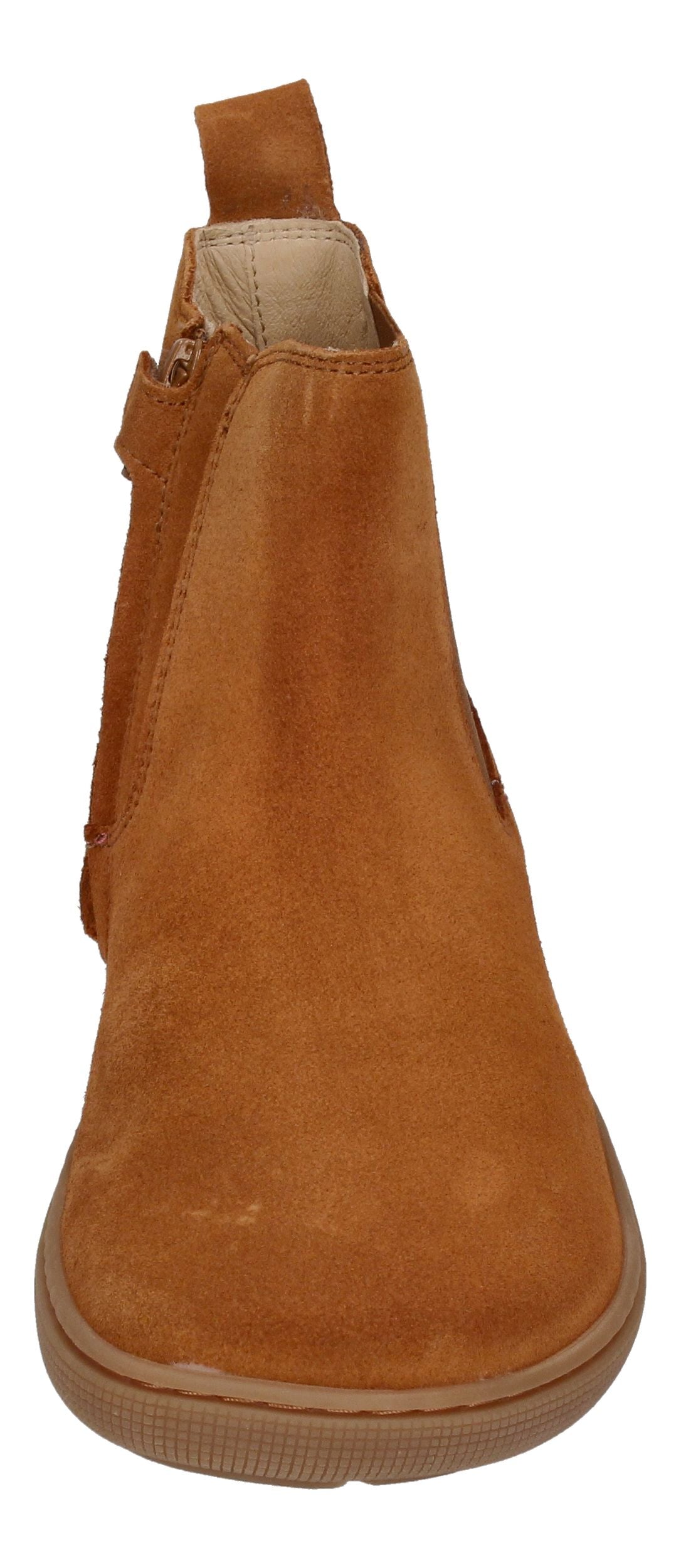 KOEL Barefoot Damenschuhe - Booties FILAS SUEDE cognac