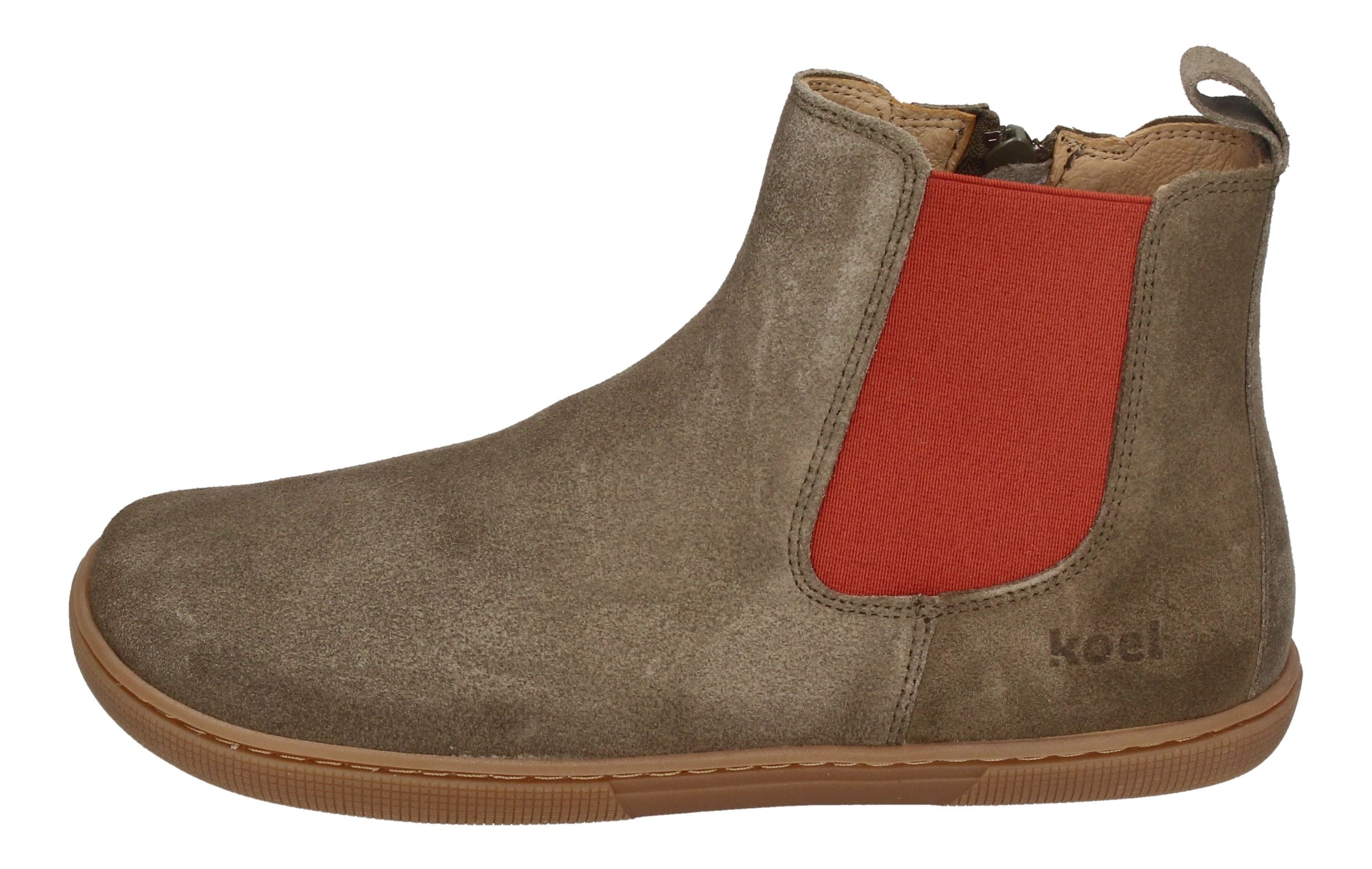 KOEL Barefoot Damenschuhe - Booties FILAS SUEDE trufle