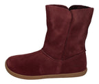 KOEL Damen - Lammwolle Barefoot Stiefel FREYA - bordo