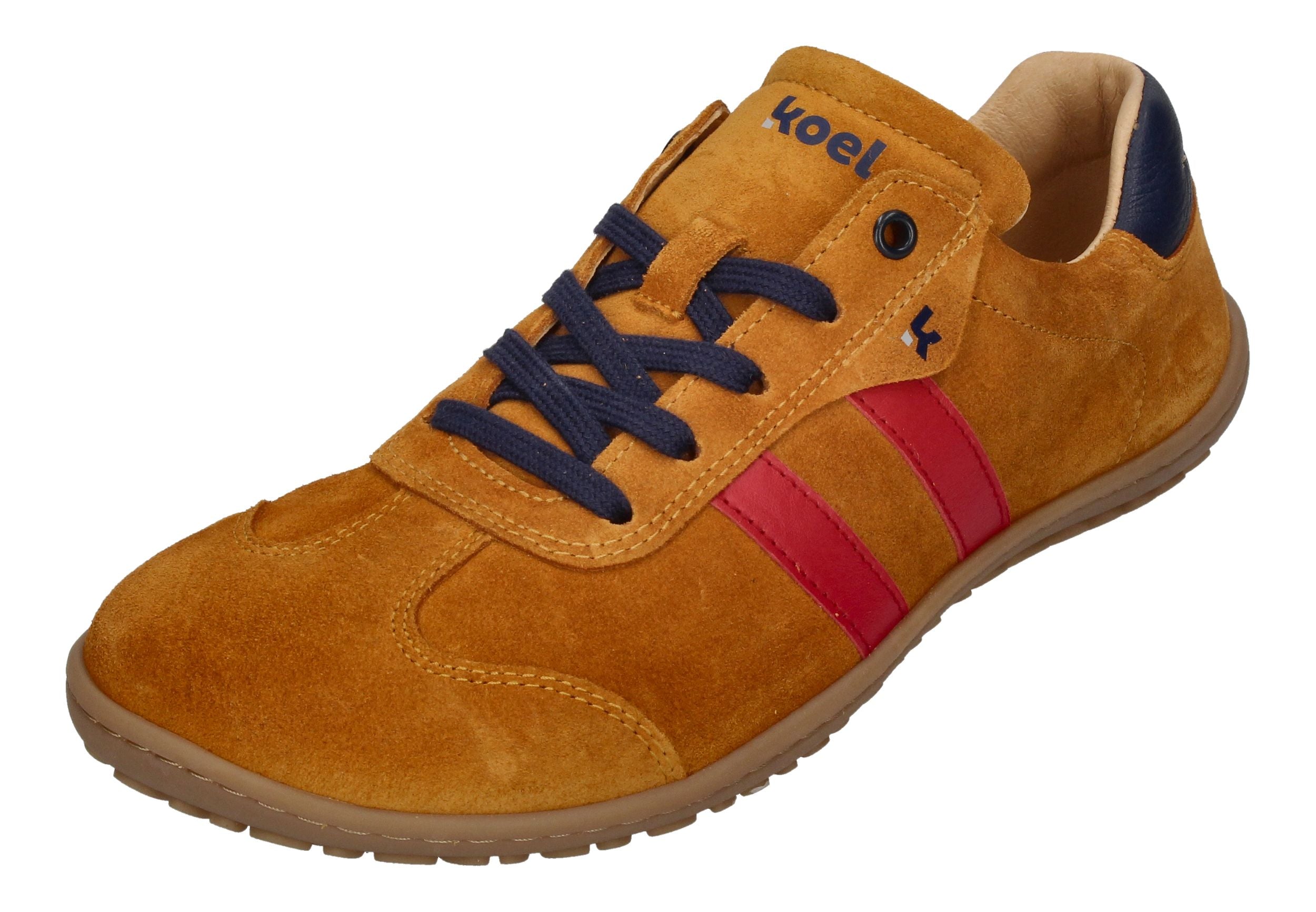KOEL Damenschuhe Barfuß Sneakers ILA SUEDE - ocra